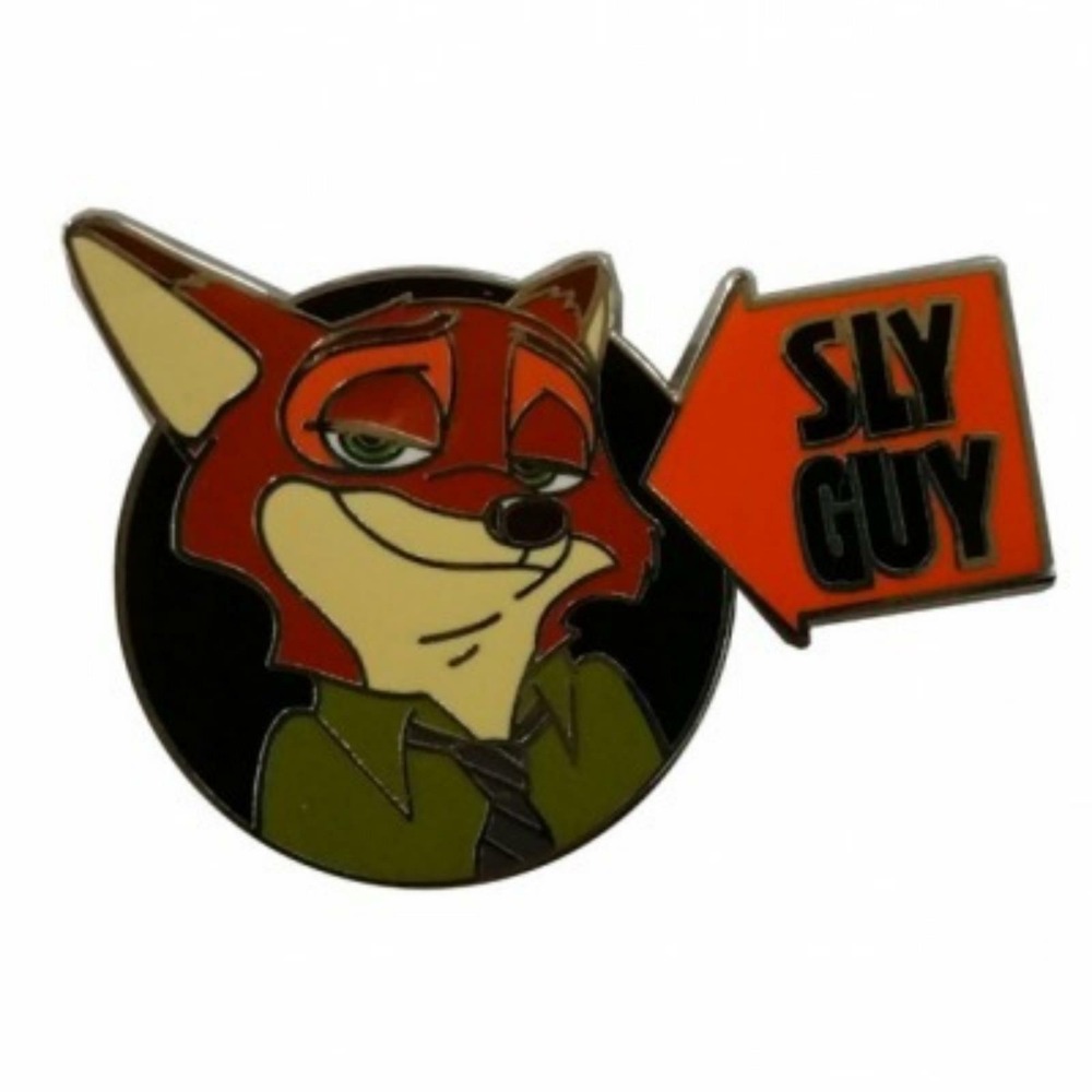Disney Pin Nick Wilde Zootopia Sly Guy Fox Character Animatedβ Movie Film 119881